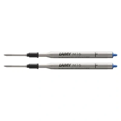 Abbildung von LAMY M 16 Mine 801 Kugelschreiber aus Metall in der Farbe Blau Strichbreite B