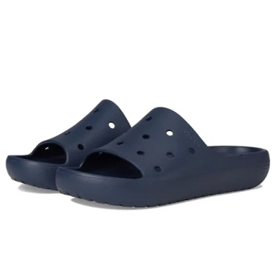 Abbildung von Crocs Unisex Erwachsene Classic Slide v2 Badeschlappen, Navy, 45/46 EU