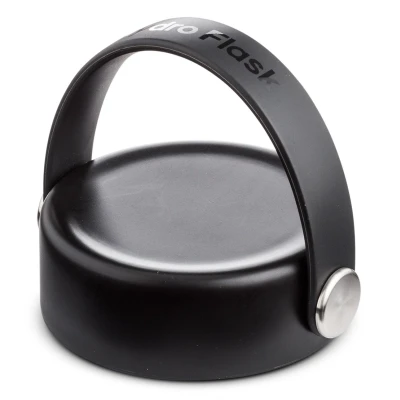 Abbildung von Hydro Flask Wide Mouth Flex Cap Black Zubehör für Wasserflaschen