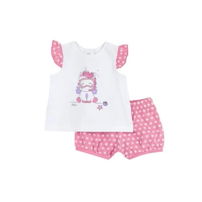Abbildung von Chicco SET Tshirt print für Kinder, Größe: 86, Pink