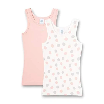 Abbildung von Sanetta MINI 2 PACK Unterhemd/shirt für Kinder, Größe: 128, White pebble