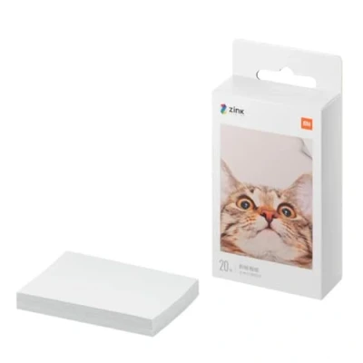 Abbildung von Xiaomi tragbares Drucker Fotopapier, hochwertiges 3 Zoll Fotopapier 20 Blatt, TEJ4019GL , Stück (1er pack)