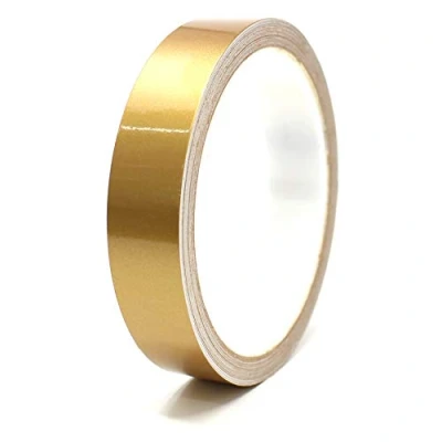 Abbildung von 10 Meter (0,79/Meter) Zierstreifen Auto Motorrad Boot Modellbau Farbauswahl Finest Folia Dekorstreifen Seitenstreifen Klebestreifen (Gold Glanz, 10mm Breite)