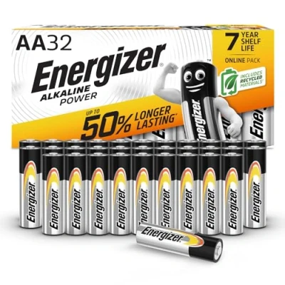 Abbildung von Energizer Batterien AA, Alkaline Power Batterie, 32 Stück