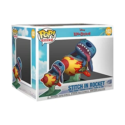 Abbildung von Funko Pop! Rides Super Deluxe: Disney Stitch Rocket Lilo and Vinyl Sammelfigur Geschenkidee Offizielle Handelswaren Spielzeug Für Kinder und Erwachsene Movies Fans