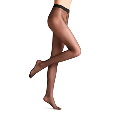 Abbildung von Falke Seidenglatt 15 Denier Transparent Silky Strumpfhose, Damen, Größe: Small, Black