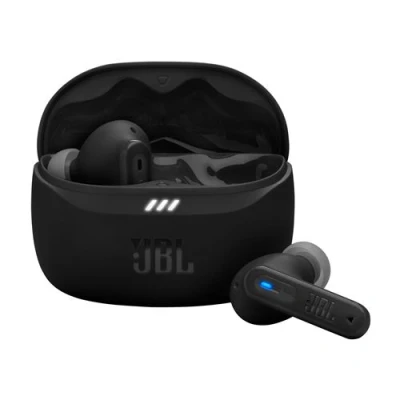 Abbildung von JBL Tune Beam 2, Kabellose Bluetooth In Ear Kopfhörer mit Noise Cancelling, 48 h Wiedergabezeit, IP54 wasser und staubgeschützt, Multipoint Verbindung, ergonomisches Design, Schwarz