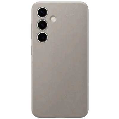 Abbildung von Samsung Leren Back Cover Beige Galaxy S24