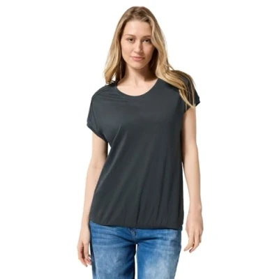 Abbildung von Cecil Damen B323100 T Shirt, Slate Khaki, L