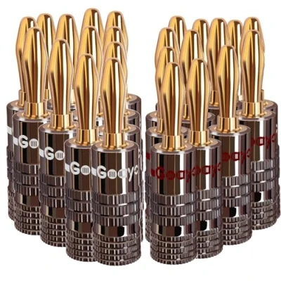 Abbildung von Goaycer Bananenstecker Lautsprecher 12 Paar für Kabel von 0,5mm² bis 3.5mm²
