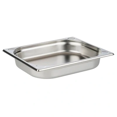 Abbildung von APS 81209 GN Behälter 1/2, Gastronormbehälter Edelstahl/Abmessungen 265 x 325 mm/Höhe 55 mm/Volumen 2,8 Liter