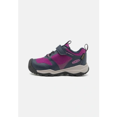 Abbildung von Keen Wanduro LOW WP Children Unisex Hikingschuh für Kinder, Größe: 27/28, Black Textil/synthetik