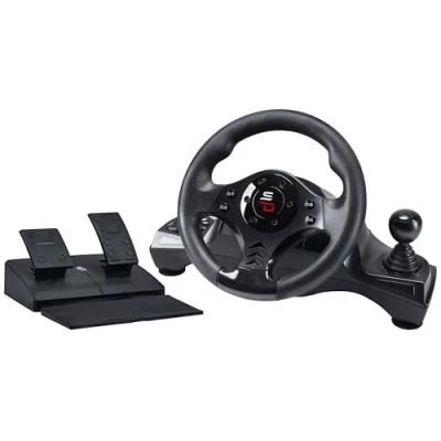 Abbildung von SUBSONIC Superdrive Rennlenkrad GS750 Drive Pro lenkräd mit Pedalen, paddels, Schalthebel und Vibration für Xbox Serie X/S, PS4, One, PC (programmierbar alle Spiele)
