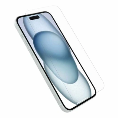 Abbildung von OtterBox Glass Displayschutz für iPhone 15 gehärtetes Glas, Schutz vor Brüchen, Kratzern und Stürzen