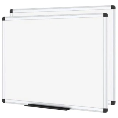 Abbildung von VIZ PRO Whiteboard mit Alurahmen, magnetisch 2er Pack 90 x 60 cm