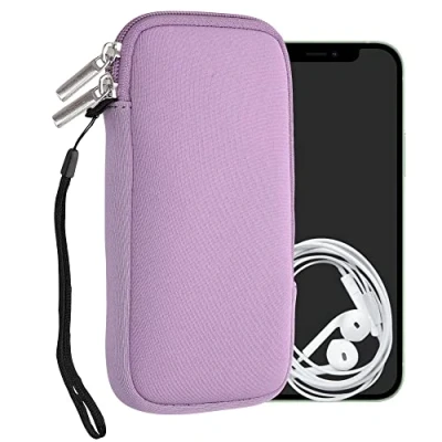 Abbildung von kwmobile Handytasche für Smartphones XXL 7&quot; Neopren Handy Hülle Lavendel Tasche 17,7 x 8,5 cm Innenmaße