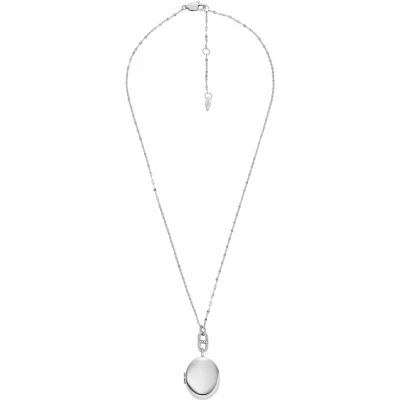 Abbildung von Fossil Halskette, Damen, Größe: One Size, Zilver