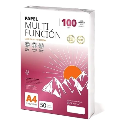 Abbildung von Ofituria Kopierpapier, DIN A4, 100 g/m2, 50 Blatt, Mehrzweckpapier für Laser und Tintenstrahldrucker, Kopierer, Bürobedarf, Schulbedarf, Packung zu g