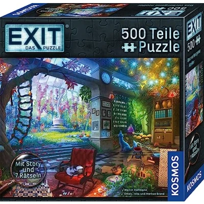 Abbildung von KOSMOS 683979 EXIT® Das Puzzle: verborgene Atelier, 500 Teile Puzzle, für Erwachsene und Kinder ab 10 Jahren, Escape Room Puzzle Einsteiger mit Rätseln
