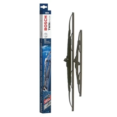 Abbildung von Bosch Scheibenwischer Twin Spoiler 535S, Länge: 530mm/340mm Set für Frontscheibe