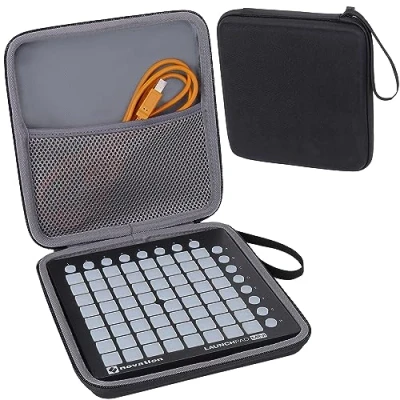 Abbildung von co2CREA Hart Reise Tasche für Novation Launchpad Mini MK3 / MK2 Kompakter USB Grid Controller Hülle Case Tragetasche