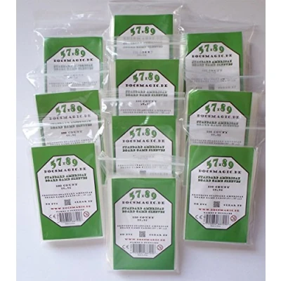 Abbildung von docsmagic.de 1.000 Standard American Board Game Sleeves 10 Packs 57 x 89 US 59 91