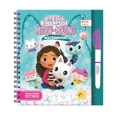 Abbildung von Gabby&#039;s dollhouse sketchbook meow mazing waterbook in display 8