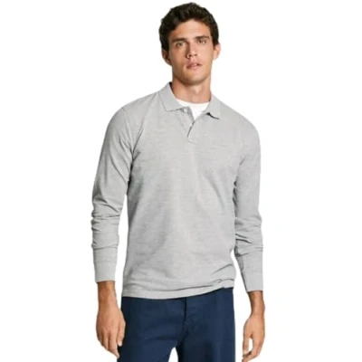 Abbildung von Pepe Jeans NEW Oliver GD LS Langarmshirt, Herren, Größe: Medium, Marl grey