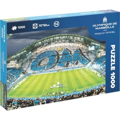 Abbildung von Megableu 678280 Olympique de Marseille Puzzle Tifo, blau