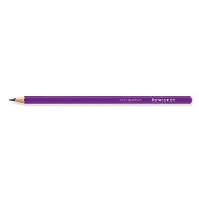 Abbildung von STAEDTLER Buntstifte Design Journey, violett, hoch pigmentiert, weiche Mine, Holz aus PEFC zertifizierten Wäldern, klassische Sechskantform, 6 Farbstifte in Faltschachtel, 146C