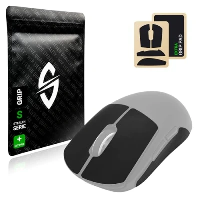 Abbildung von SensoryBoost Grip Tape Set für Logitech G PRO X Superlight 1 &amp; 2 (+ extra Pad) Schweißabsorbierend, extrem rutschfest, Ultradünn (0.5mm) Selbstklebend Rückstandsfrei Gaming Maus Zubehör