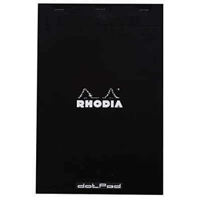 Abbildung von Rhodia 19559AMZC DotPad, Dot Grid , 210 x 318 mm, 80 Blatt, 1 Stück schwarz