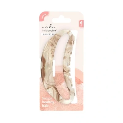 Abbildung von invisibobble CLIPSTAR Amber Glow Haarclip 1 Extra Large Hair Claw große Haarspange in warmem Beige für voluminöse Frisuren und sicheren Halt Trendiger Look, sicherer Halt, gesundes Haar