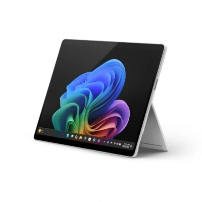 Abbildung von Microsoft Surface Pro Copilot+ PC 13 OLED Touchscreen Snapdragon® X Elite (12 Kerne) 16GB RAM 512GB SSD neuestes Modell, 11. Edition Platin