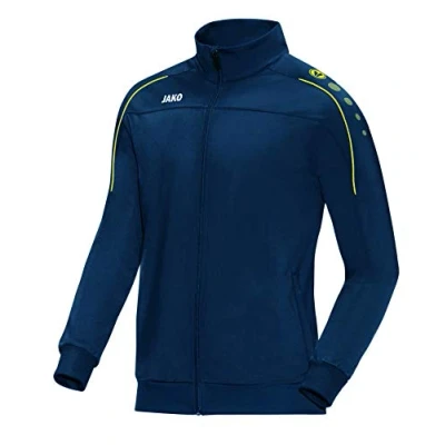 Abbildung von JAKO Herren Polyesterjacke Classico, nightblue/citro, S, 9350