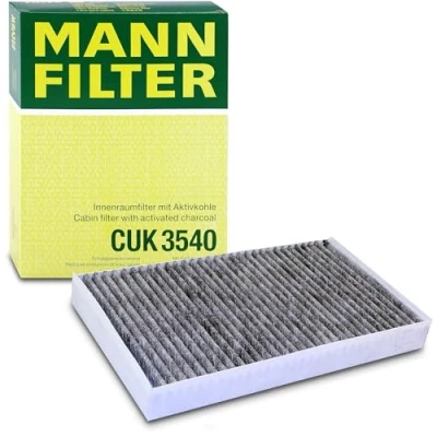 Abbildung von MANN FILTER CUK 3540 Innenraumfilter Pollenfilter mit Aktivkohle Für PKW