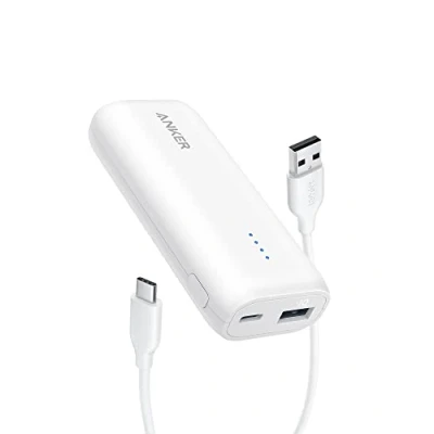 Abbildung von Anker 321 Powerbank (PowerCore 5K), 5200mAh externer Akku, Geeignet für iPhone Serien 12 und 13, Google Pixel, LG mehr (Ohne Netzteil)