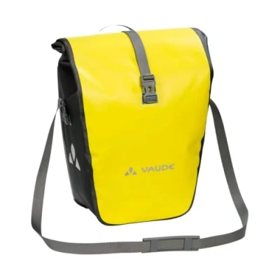 Abbildung von VAUDE Fahrradtasche für Gepäckträger Aqua Back Single 1 x 24 L in Gelb, Hinterradtasche wasserdicht, Fahrrad Gepäckträgertasche hinten, einfache Befestigung Made Germany
