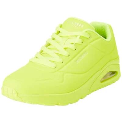 Abbildung von Skechers Herren UNO Stand ON AIR Sneaker, Lime Durabuck Trim, 42.5 EU