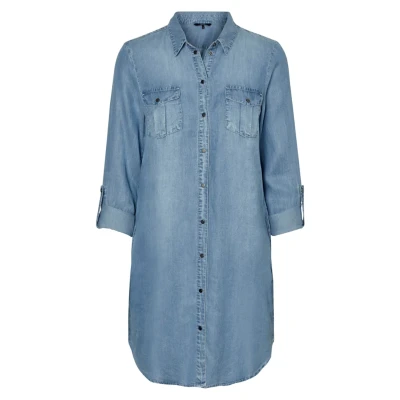Abbildung von Vero Moda Jeanskleid, Damen, Größe: XXL, Light blue denim