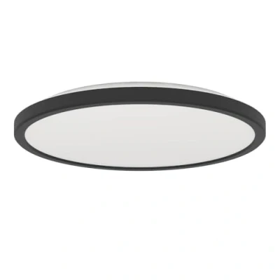 Abbildung von EGLO connect LED Deckenlampe Rovito Z, schwarz, Ø 30 cm