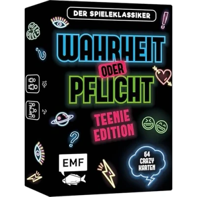 Abbildung von Kartenspiel: Wahrheit oder Pflicht Teenie Edition: Der Partyklassiker mit über 60 Karten für Teens