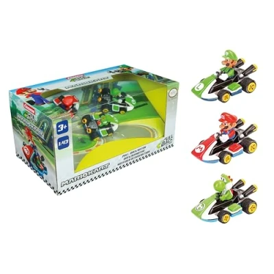 Abbildung von Pull &amp; Speed 15813010 Carrera I Mario Kart 3Pack Aufziehauto Rennauto and Auto mit Rückziehmotor Für Jungs und Mädchen ab 6 Jahren Erwachsene Rennbahn
