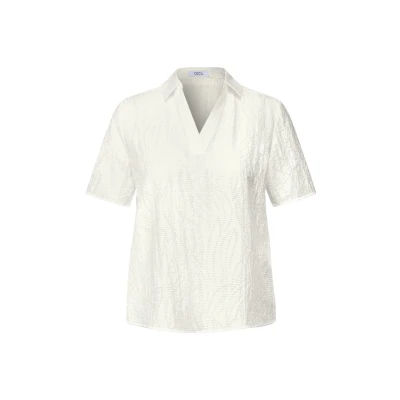 Abbildung von Cecil MIT Struktur Bluse, Damen, Größe: XS, Weiß