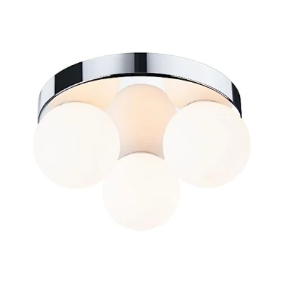 Abbildung von Paulmann Gove Deckenleuchte IP44 G9 3 flg. chrom
