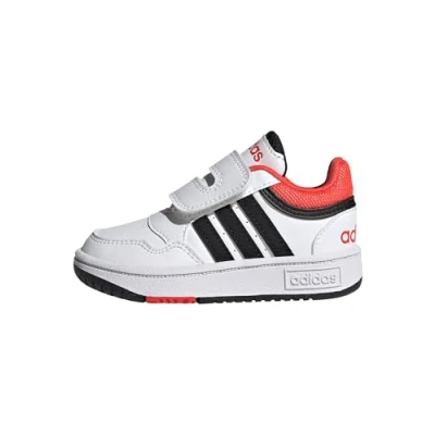 Abbildung von adidas Hoops Shoes Schuhe, Cloud White/Core Black/Bright Red, 26 EU