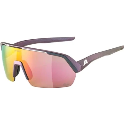 Abbildung von ALPINA Unisex Turbo HR Q LITE Sonnenbrille, Black Purple metallic matt, One Size