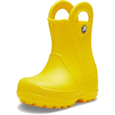 Abbildung von Crocs Unisex Kinder Handle It Rain Boot Stiefelette, Gelb, 27/28 EU