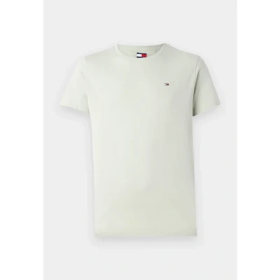 Abbildung von Tommy Jeans TEE Tshirt basic, Herren, Größe: 48, Misty sage