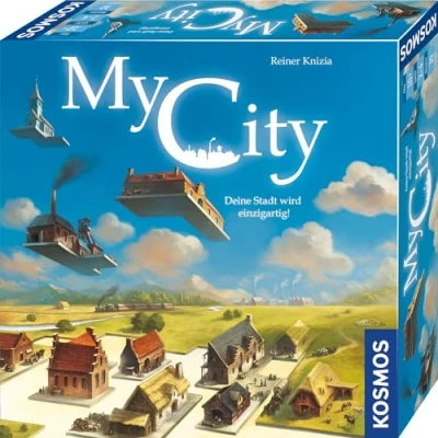 Abbildung von KOSMOS 691486 My City Deine Stadt Wird einzigartig, abwechslungseiches Familienspiel für 2 4 Personen, ab 10 Jahre, Legacy Spiel, Brettspiel, Gesellschaftsspiel